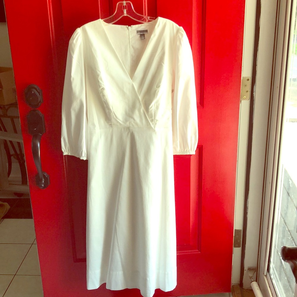 Chelsea 28 White 3/4 sleeve dress